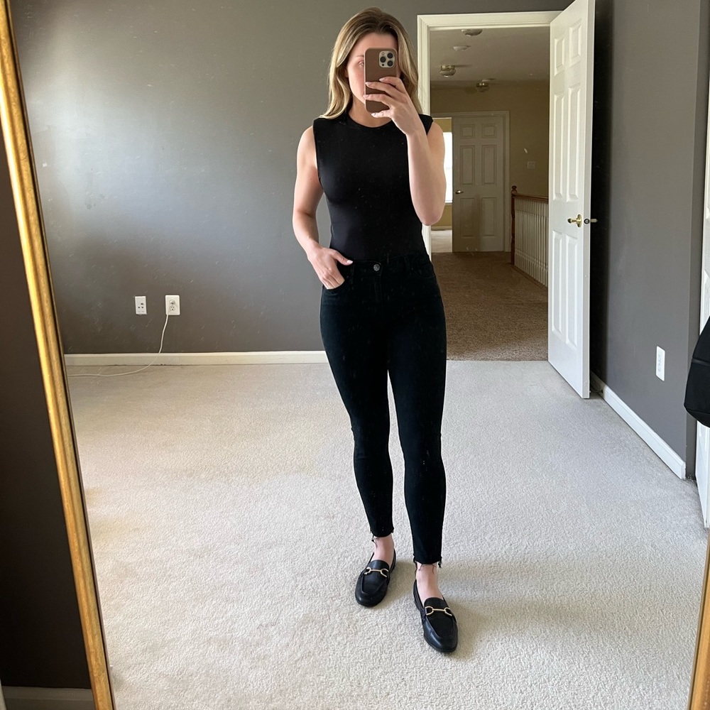 Urban outfitters BDG skinny twig high rise jeans with distressed bottom